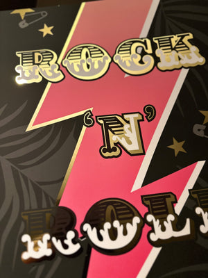 NEW LIMITED EDITION ‘Rock n Roll’ Art print.