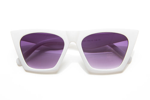 Atomic cat eye sunglasses