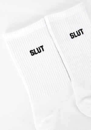 ‘SLUT’ socks
